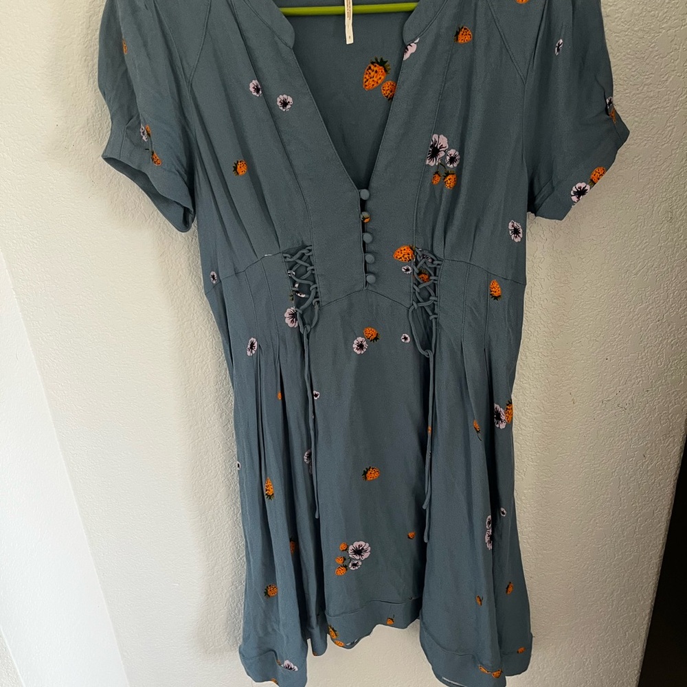 Free People Puff Sleeve Sundress - Picture 6 of 7